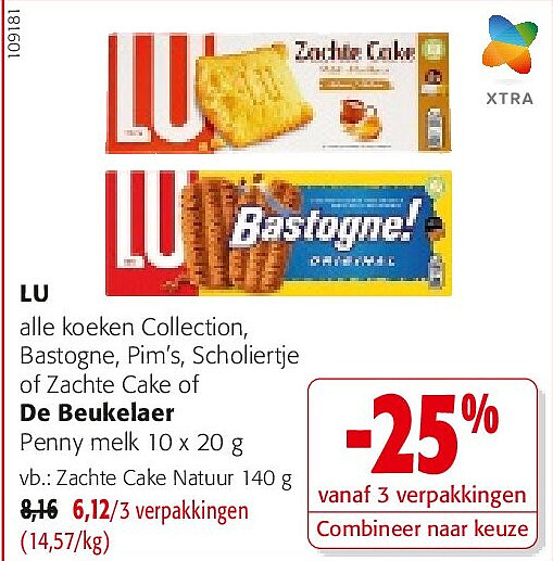 Zachte Cake Natuur 140 g