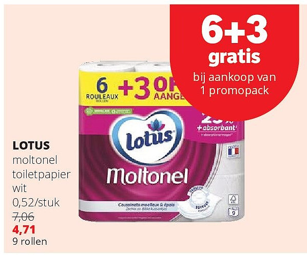 LOTUS moltonel toiletpapier