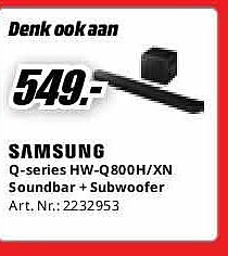 Samsung Q-series HW-Q800H/XN Soundbar + Subwoofer