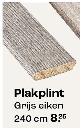 Plankplint 240 cm