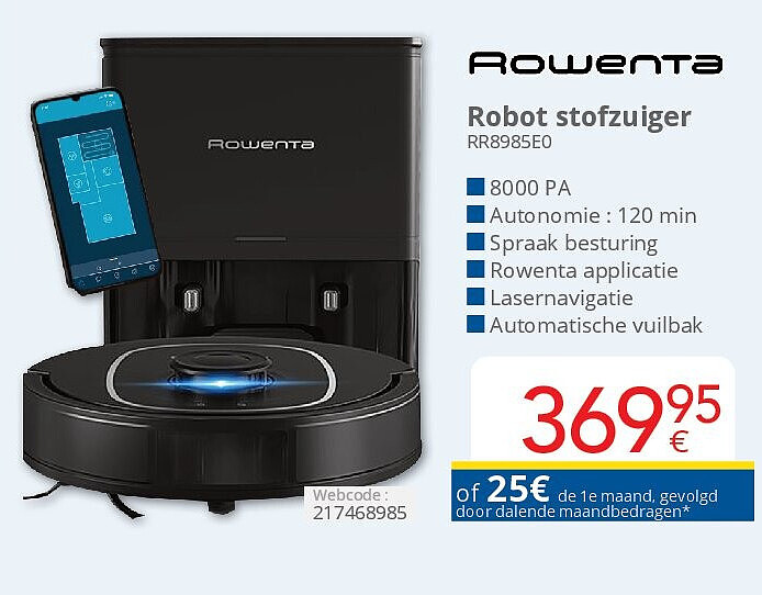 Friac Robot stofzuiger RR8985E0