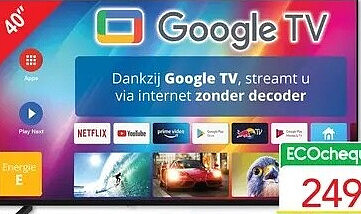 Smart Tech Smart Google Full HD TV 40”/102 cm LE-40VA1