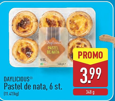 Pastel de nata, 6st.