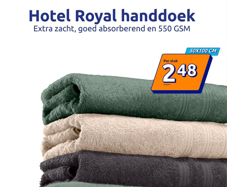 Hotel Royal handdoek 50X100 CM