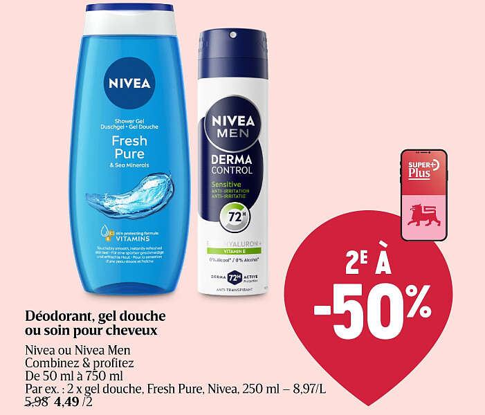 Déodorant, gel douche ou soin pour cheveux