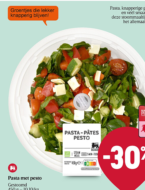 Pasta met pesto
