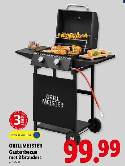 Gasbarbecue met 2 branders