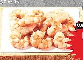 Grote garnalen met staart of gepelde garnalen