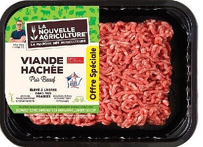 Viande hachée pur bœuf La Nouvelle Agriculture