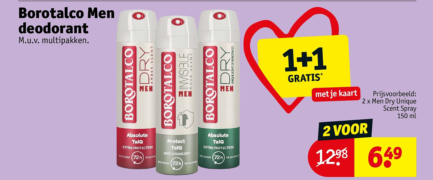 Borotalco Men deodorant
