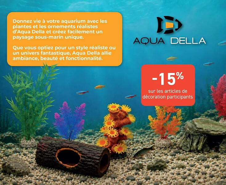 Articles de décoration pour aquarium