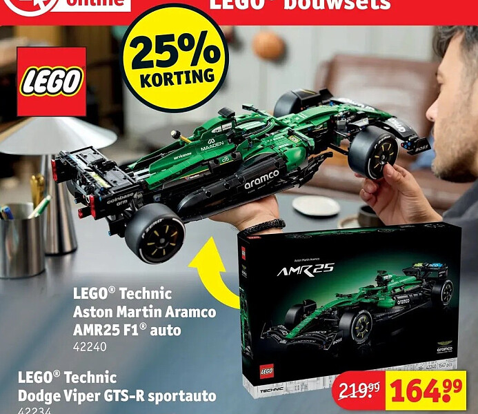 LEGO® Technic Aston Martin Aramco AMR25 F1® auto
