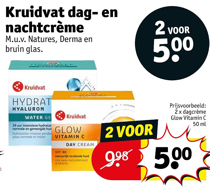 Kruidvat dag- en nachtcrème