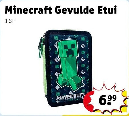 Minecraft Gevulde Etui