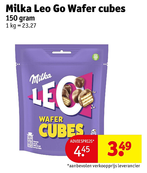 Milka Leo Go Wafer cubes