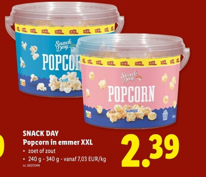 Popcorn in emmer XXL