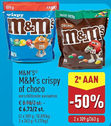 M&M's crispy of choco