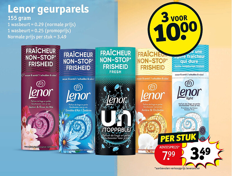 Lenor geurparels