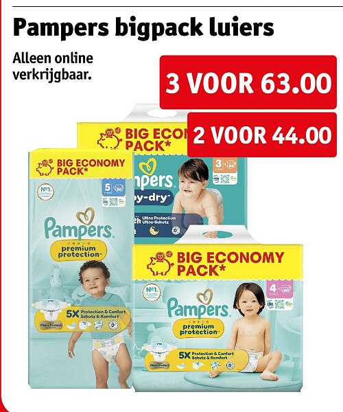 Pampers bigpack luiers