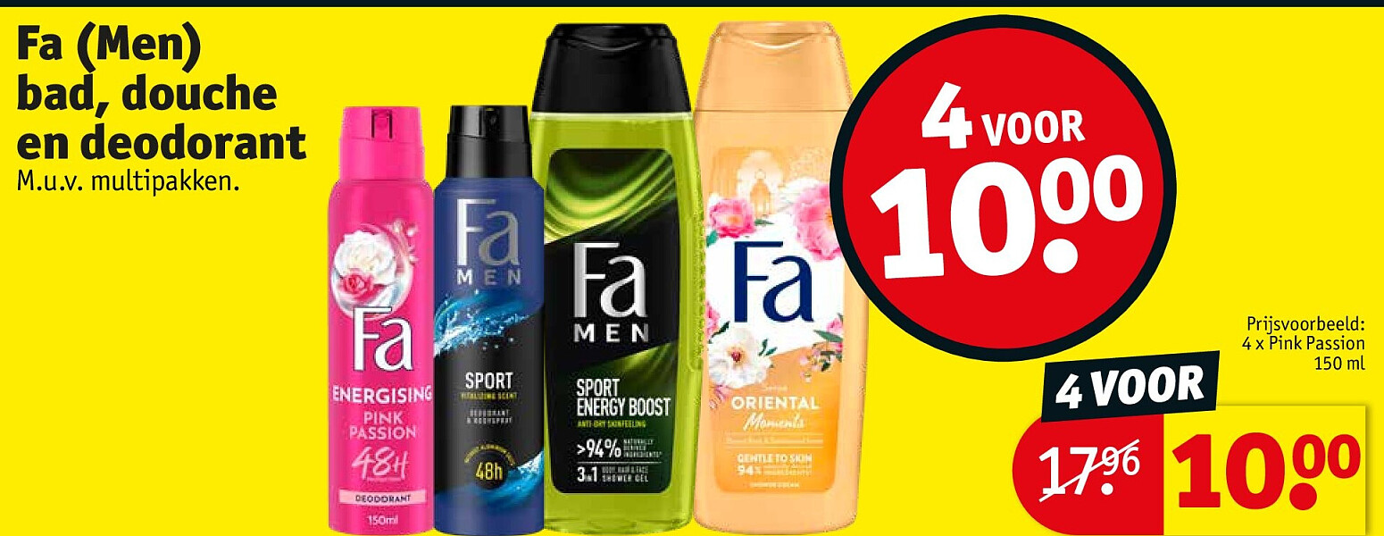 Fa (Men) bad, douche en deodorant