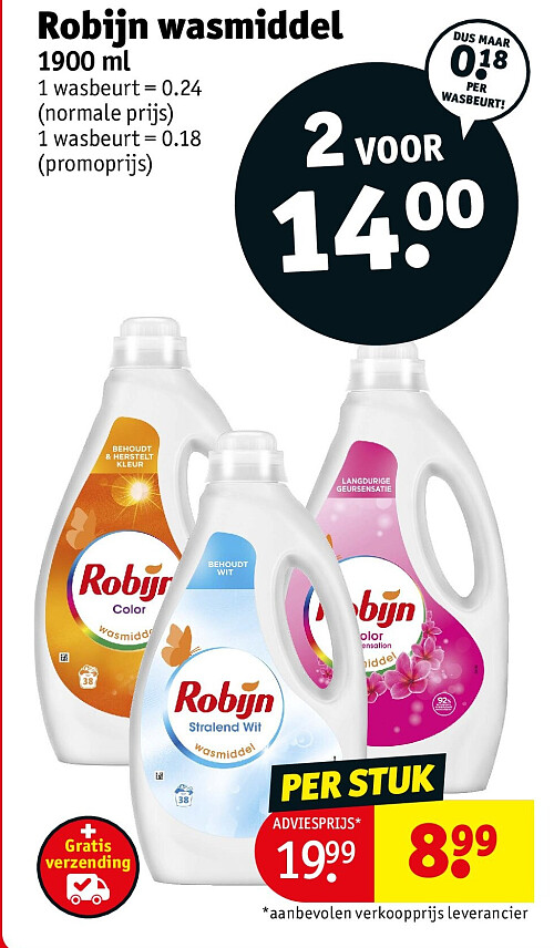 Robijn wasmiddel