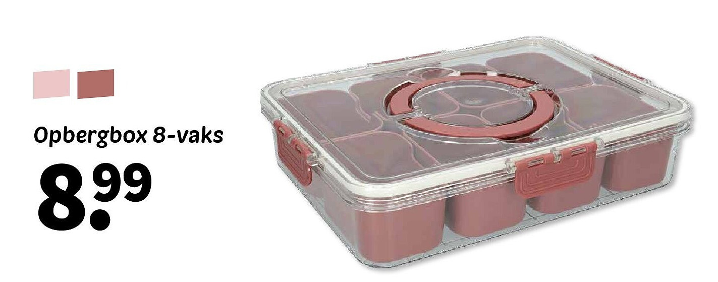 Opbergbox 8-vaks