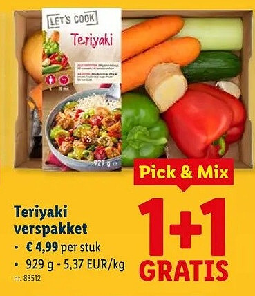 Teriyaki verspakket