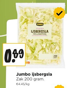 Jumbo ijsbergsla