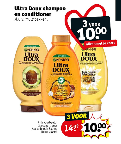 Ultra Doux shampoo en conditioner