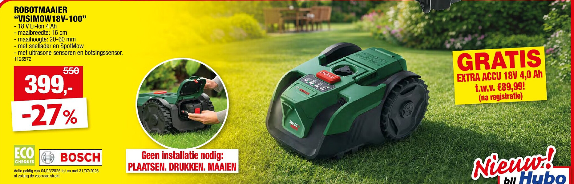 ROBOTMAAIER “VISIMOW18V-100”