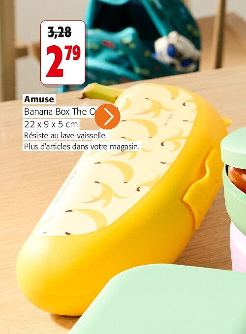 Amuse Banana Box The Original 22 x 9 x 5 cm