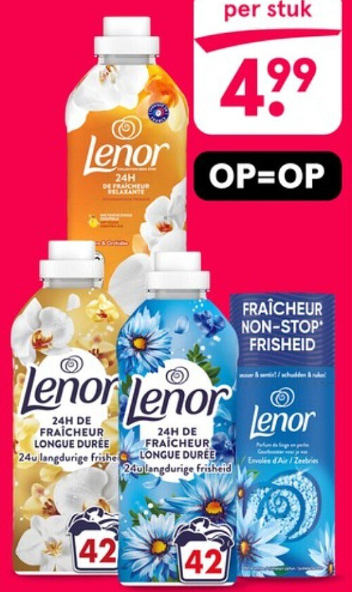 Lenor wasverzachters 42 wasbeurten en geurboosters