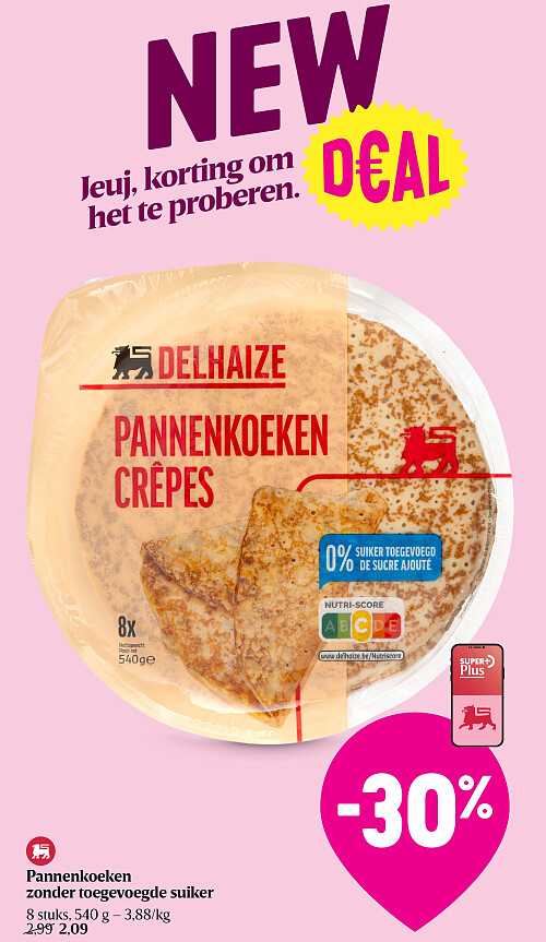 Pannenkoeken zonder toegevoegde suiker