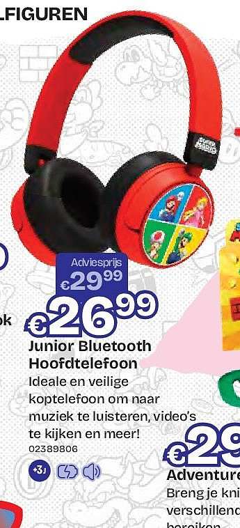 Junior Bluetooth Hoofdtelefoon