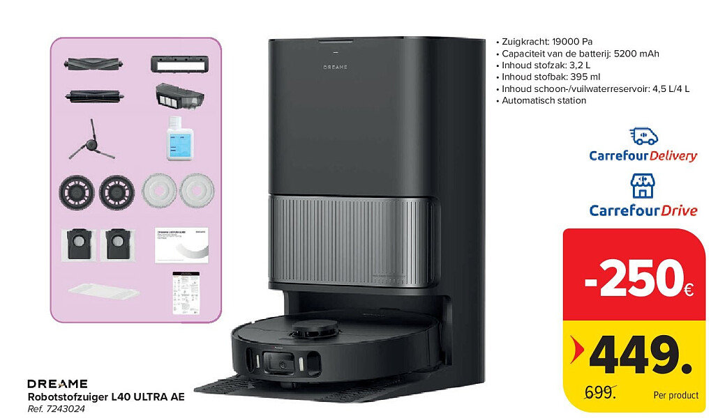 Robotstofzuiger L40 ULTRA AE