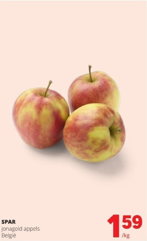 SPAR jonagold appels Belgie