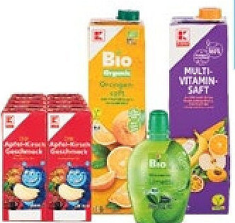 Smoothies, Frucht- und Gemüsesäfte unserer Eigenmarken