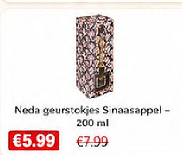 Neda geurstokjes Sinaasappel - 200 ml