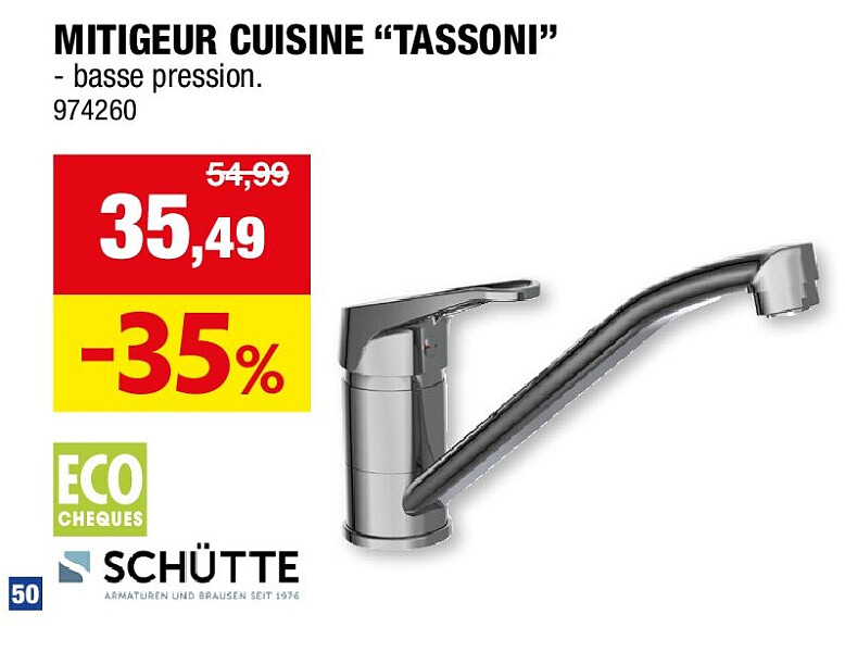 MITIGEUR CUISINE “TASSONI”