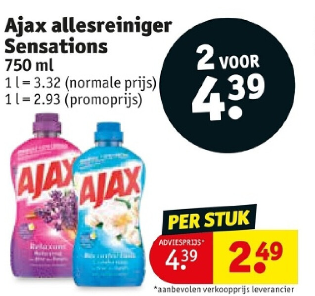 Ajax allesreiniger Sensations