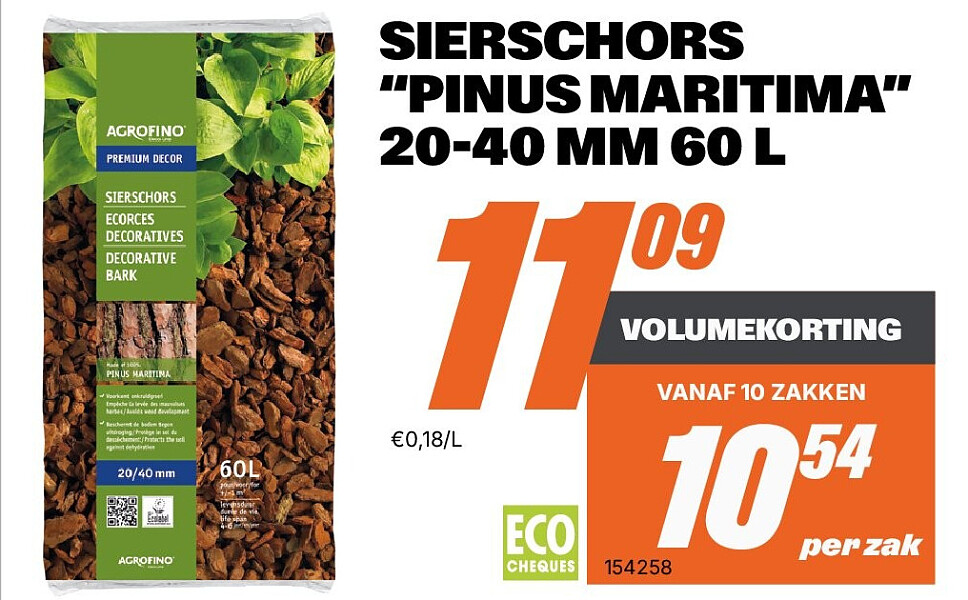 SIERSCHORS “PINUS MARITIMA” 20-40 MM 60 L