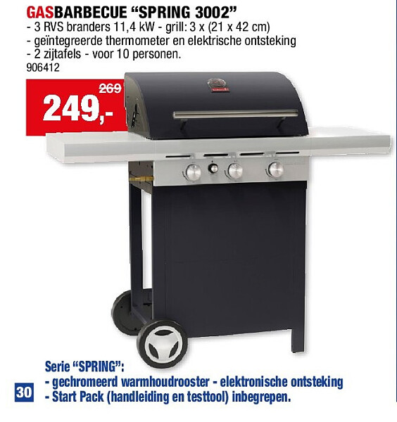 GASBARBECUE “SPRING 3002”