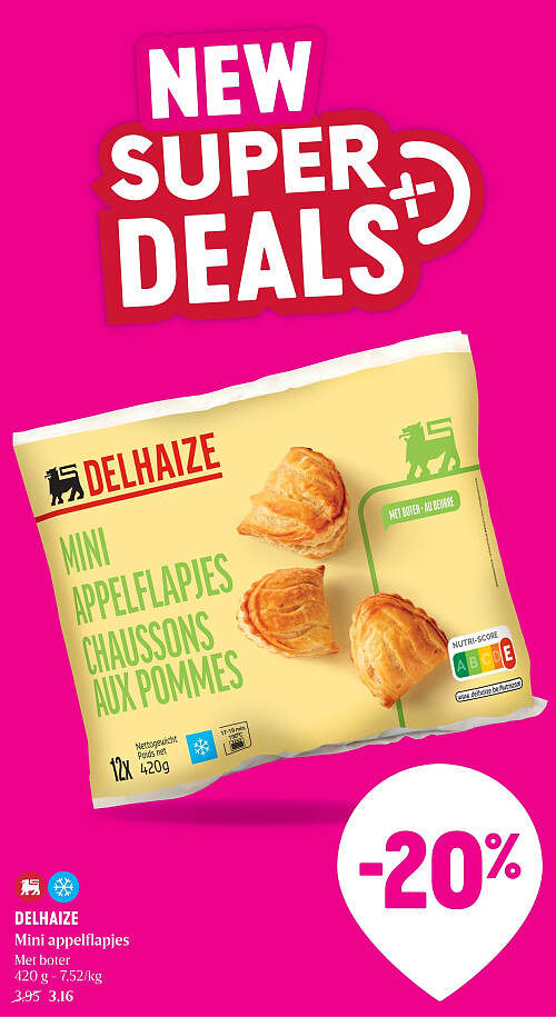 DELHAIZE Mini appelflapjes