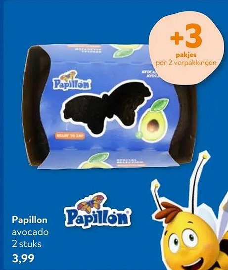 Papillon avocado 2 stuks