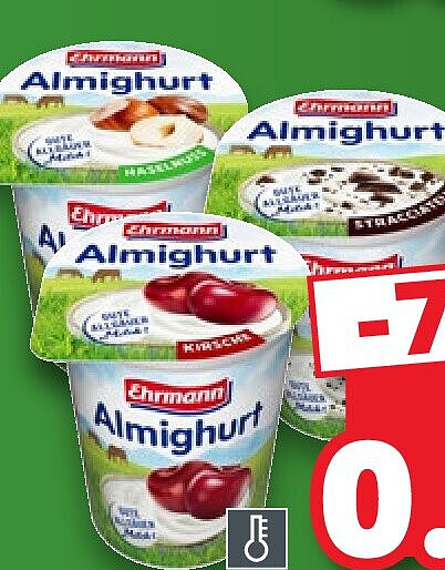 Fruchtjoghurt, je 150-g-Becher