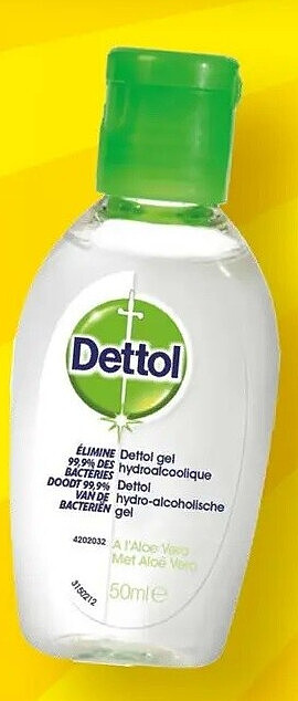 Dettol antibacteriële gel Aloe Vera 50 ml