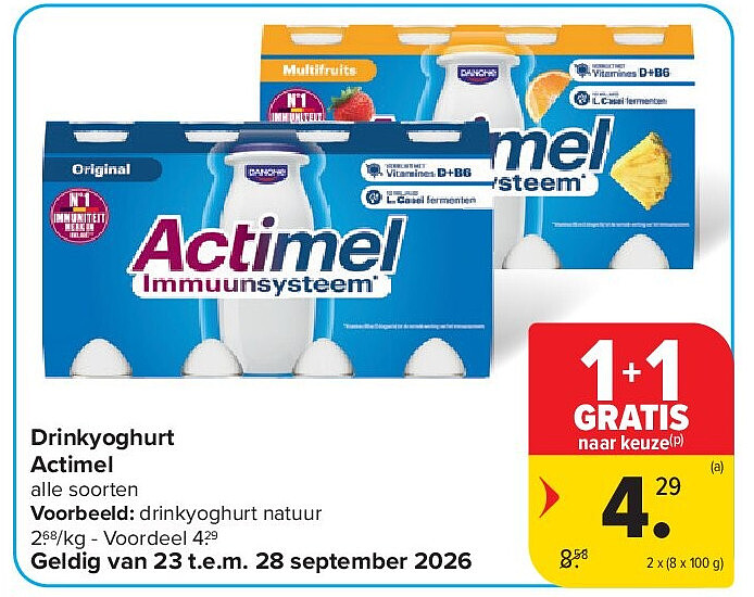 Drinkyoghurt Actimel