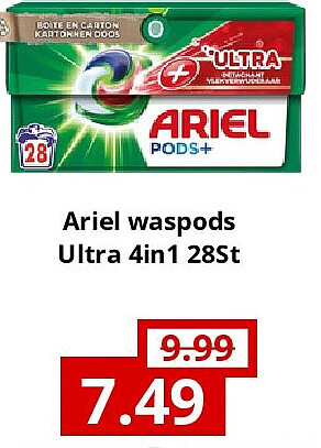 Ariel waspods Ultra 4in1 28St