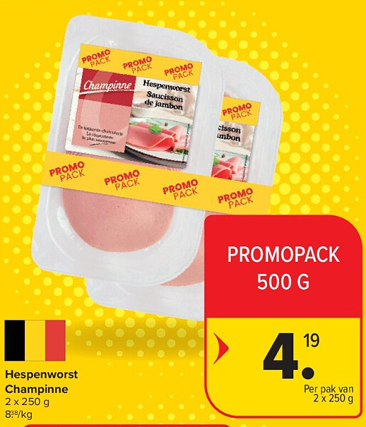 Hespenworst Champinne