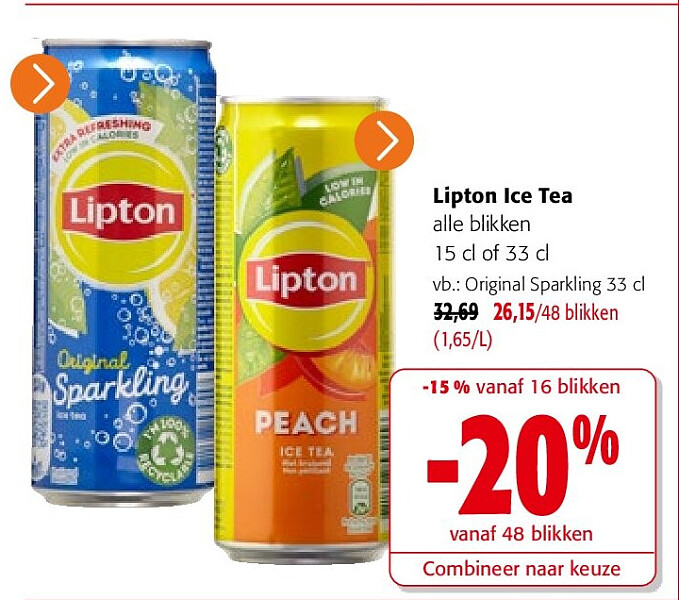 Lipton Ice Tea Original Sparkling 33 cl
